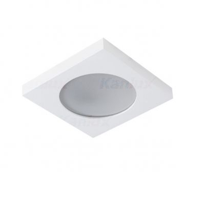 Oprawa punktowa FLINI IP44 DSL-W biała kwadratowa bez oprawki 33121 KANLUX (33121)