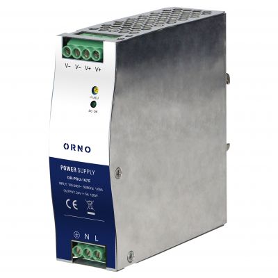 Zasilacz przemysłowy, na szynę DIN, 24VDC, 5A, 120W, w metalowej obudowie (OR-PSU-1675)