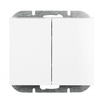 Łącznik podtynkowy świecznikowy Onyx, 10A, 250V, WP-2O, biały (OR-OE-7501/W)