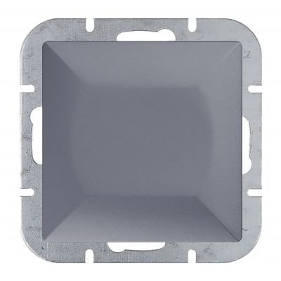 Łącznik podtynkowy jednobiegunowy Pearl, 10A, 250V, WP-1P, antracyt (OR-OE-7700/A)