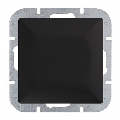 Łącznik jednobiegunowy podtynkowy z podświeleniem Pearl, 10A, 250V, WP-1P/S, czarny (OR-OE-7700/P/B)
