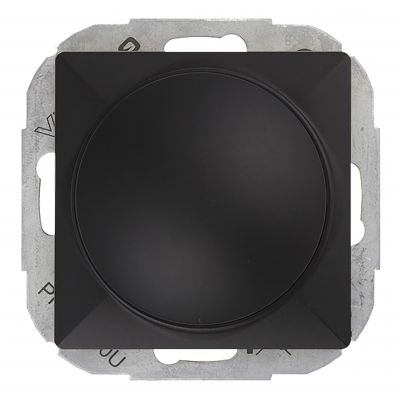 Ściemniacz obrotowy LED Pearl, 230V, 50Hz, Pmin:3W, Pmax:35W, SO-1P/LED, czarny (OR-OE-7716/LED/B)