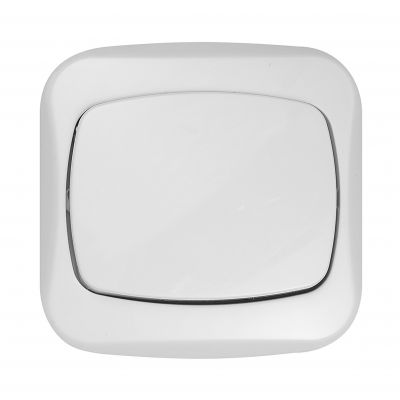 Łącznik podtynkowy 10A, 250V, 1-biegunowy, ATUT, biały (WP-1A BIAŁY)