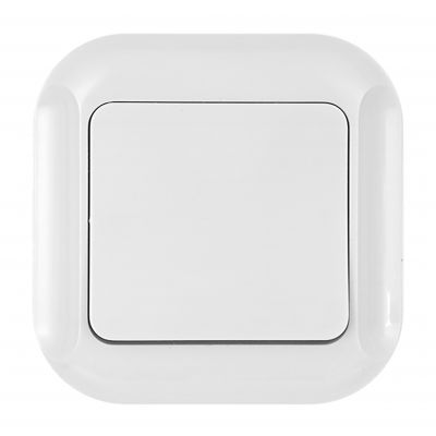 Łącznik podtynkowy 10A, 250V, zwierny światło/dzwonek, TOPAZ, biały (WP-6/7TB BIAŁY)