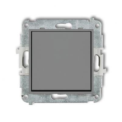 KARLIK ICON Łącznik pojedynczy jednobiegunowy szary mat 27IWP-1 (27IWP-1)