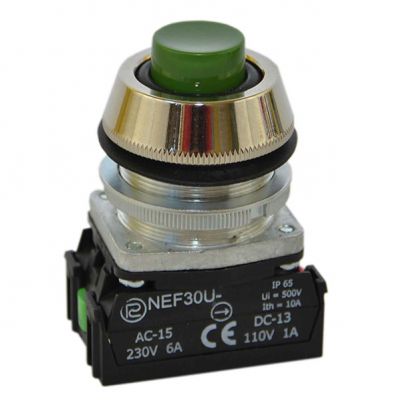 Przycisk NEF30-UWXY/W3 zielony (W0-NEF30-UW XY/W3 Z)
