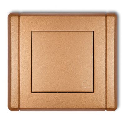 KARLIK FLEXI Przycisk zwierny /dzwonek/ złoty metalik 8FWP-4 (8FWP-4)