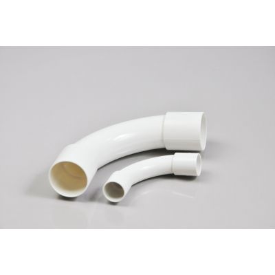 KOLANKO DWUKIELICHOWE WTRYSKOWE BEZHALOGENOWE ZKHF 32 BIAŁE 03.182A (03.182A)