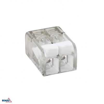 SZYBKOZŁĄCZKA INSTALACYJNA 2,5mm2 x 2 - 100 SZT. (E03-M02-100)