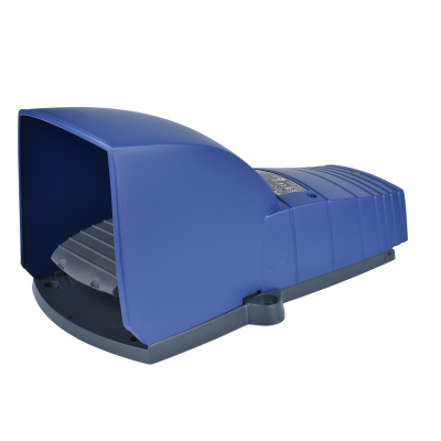 Harmony XPE Łącznik nożny pojedynczy z osłoną niebieski 1R + 1Z plastikowy XPEB510 SCHNEIDER (XPEB510)