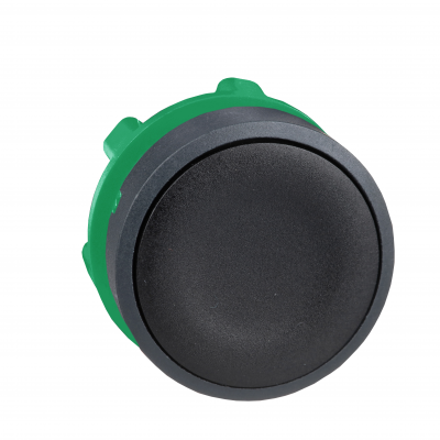Harmony XB5 Przycisk płaski plastikowego z samopowrotem czarna bez oznaczenia ZB5AA2 SCHNEIDER (ZB5AA2)