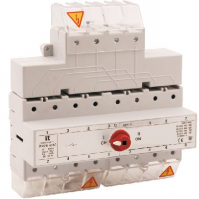 PRZEŁĄ.ŻRÓDŁA.ZASI.4 BIEGUNOWY 125A     Z POKRĘTŁEM NA ROZŁĄCZNIKU PRZK-4125W02 SPAMEL (PRZK-4125W02)