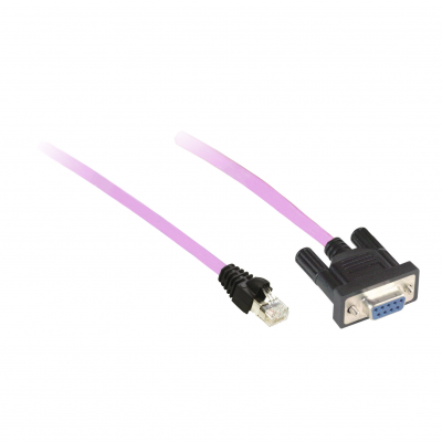 Wstępnie zmontowany kabel CANopen 0,5 m 1 RJ45 1 żeński SUB-D 9 TCSCCN4F3M05T SCHNEIDER (TCSCCN4F3M05T)