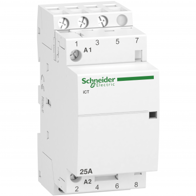 Stycznik modułowy Acti9 iCT50-25-30-230 25A 3NO 50Hz 220/240 VAC A9C20833 SCHNEIDER (A9C20833)