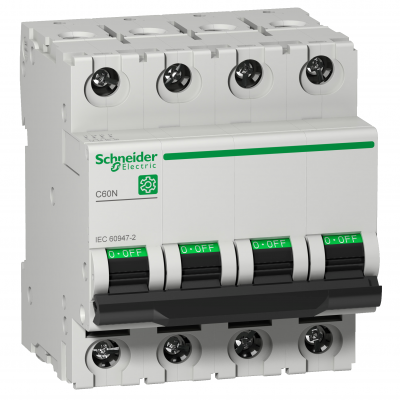 Wyłącznik nadprądowy Multi9 C60N 10kA 4P B63A 415V M9F10463 SCHNEIDER (M9F10463)