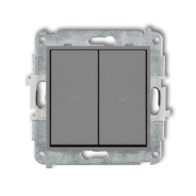 KARLIK MINI Mechanizm łącznika zwiernego żaluzjowego szary mat 27MWP-8 (27MWP-8)