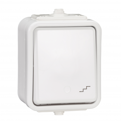 Cedar łącznik natynkowy natynkowy schodowy IP44 biały WNT600C01 SCHNEIDER (WNT600C01)