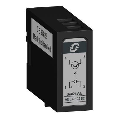 Modicon ABE7 półprzewodnikowy przekaźnik wtykowy 12.5mm wejściowy 24 V DC typ 2 ABS7EC3B2 SCHNEIDER (ABS7EC3B2)