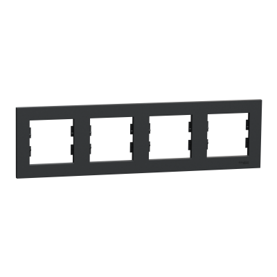 Miluz ED Ramka 4-krotna pozioma antracyt WDE014A04 SCHNEIDER (WDE014A04)