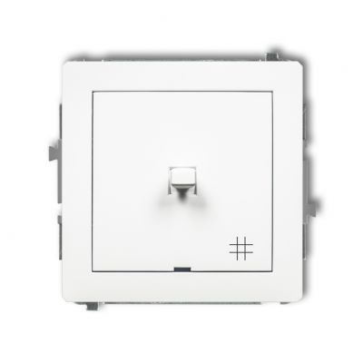 KARLIK DECO Łącznik krzyżowy w stylu amerykańskim biały mat 25DWPUS-6 (25DWPUS-6)