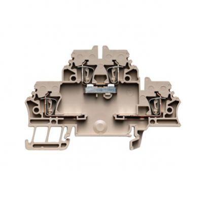 WEIDMULLER ZDK 2.5/D/0 Blok zaciskowy, złącze sprężynowe, 2.5 mm², TS 35, Ciemnobeżowy 1714970000 /50szt./ (1714970000)