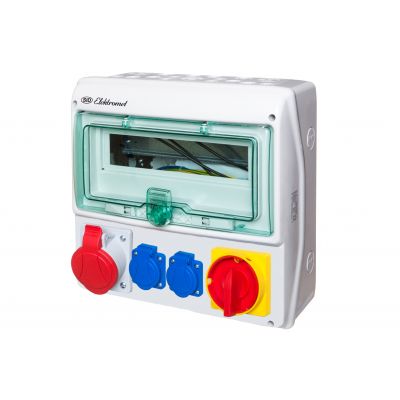 Rozdzielnica RSS-03 -okienko inspekcyjne 12 modułów -wyposażona w okablowanie do podłączenia zabezpi ELEKTROMET (942036)
