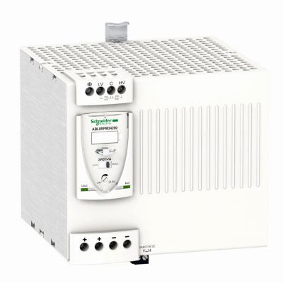 Phaseo regulowany zasilacz impulsowy (SMPS) 1 lub 2 fazowy 100..240 V 24 V 20 A ABL8RPM24200 SCHNEIDER (ABL8RPM24200)