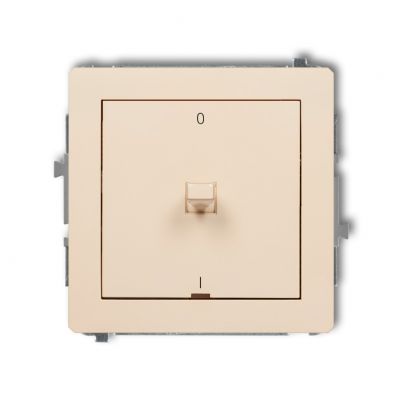 KARLIK DECO Łącznik dwubiegunowy w stylu amerykańskim beżowy 1DWPUS-9 (1DWPUS-9)