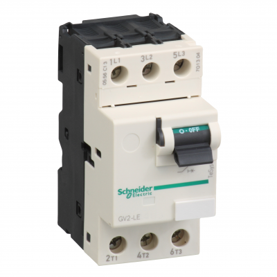 Wyłącznik silnikowy 3P 2,2kW 6,3A GV2LE10 SCHNEIDER (GV2LE10)