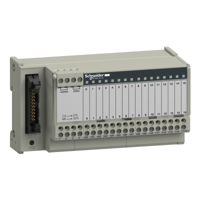 Modicon ABE7 miniaturowa podbaza dyskretne pasywne we/wy 16 wejść/wyjść Led ABE7H16R11 SCHNEIDER (ABE7H16R11)