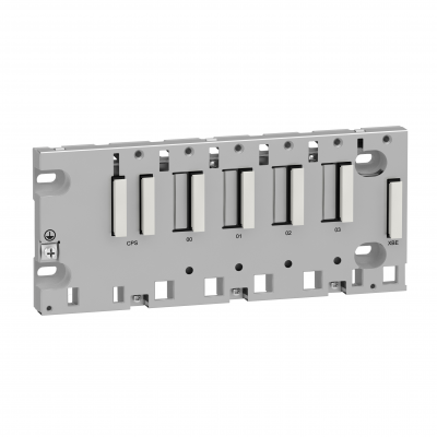 Modicon X80 płyta typu Rack 4 otwory montaż panelowy płytowy lub na szynie DIN BMXXBP0400 SCHNEIDER (BMXXBP0400)