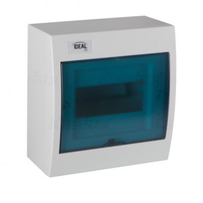 KDB-S06T Rozdzielnica natynkowa 1x6 plastikowa IP30 23610 KANLUX (23610)