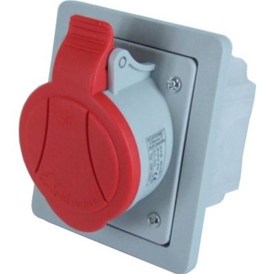 GSP 32/4 Gniazdo 32A/400V 3P+Z ELEKTROMET (921856)