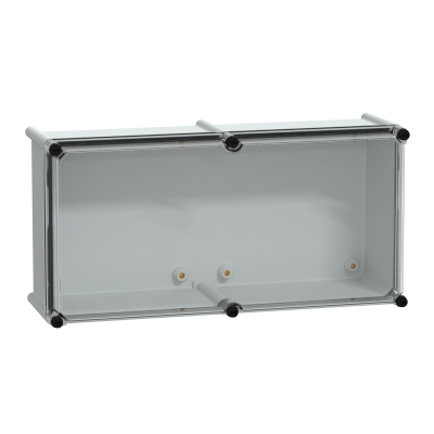 Thalassa Puszka poliestrowa PLS pokrywa transparentna poliwęglanowa IP65 270x540x180 mm NSYPLS2754G SCHNEIDER (NSYPLS2754G)