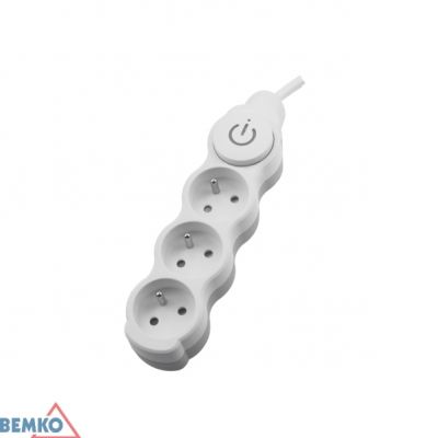 PRZEDŁUŻACZ NEW 1.5 3 GN. Z /0/ Z WYŁ. 1.5MM X 1.5M BEMKO (B05-NB3GW1M)