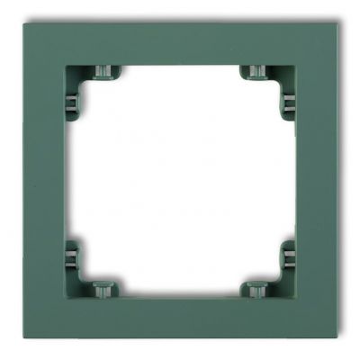 KARLIK DECO Ramka pojedyncza z tworzywa DECO Pastel Matt szmaragdowa 51DR-1 (51DR-1)