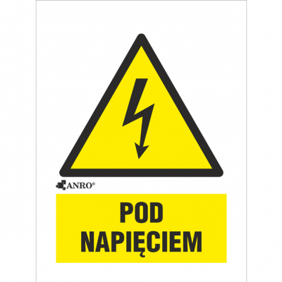 POD NAPIĘCIEM   148X210, FOLIA SAMOPRZYLEPNA (2EOA/Q4F)