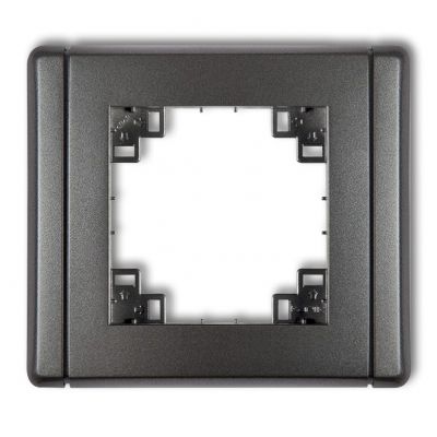 KARLIK Kompletna Ramka pojedyncza, grafitowy 11FR-1 (11FR-1)