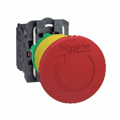 Harmony XB5 Przycisk stop awaryjny fi40 czerwony plastikowy XB5AS8445 SCHNEIDER (XB5AS8445)