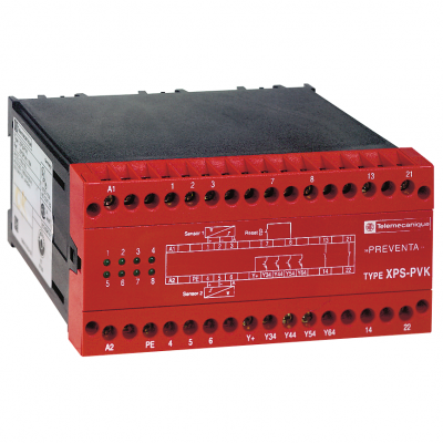Moduł bezpieczeństwa Preventa do zaworu 24VDC XPSPVK1184 SCHNEIDER (XPSPVK1184)