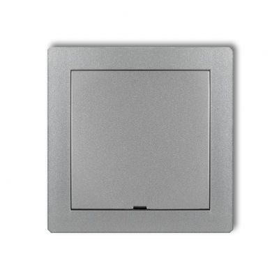 KARLIK Ramka pośrednia z zaślepką, srebrny metalik, 7DRPZ (7DRPZ)