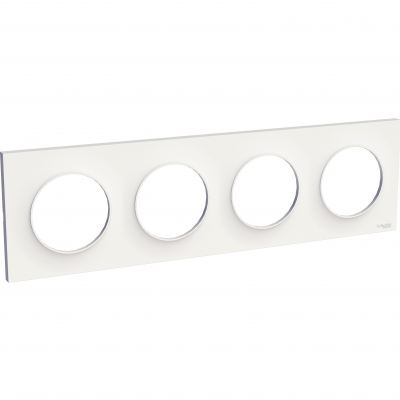 Odace Styl Ramka poczwórna 4-krotna (DIY) biały S52P708 SCHNEIDER (S52P708)