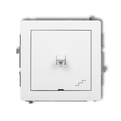 KARLIK DECO Łącznik schodowy w stylu amerykańskim biały DWPUS-3 (DWPUS-3)