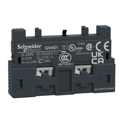 Styk pomocniczy 1P montaż czołowy GVAE1 SCHNEIDER (GVAE1)
