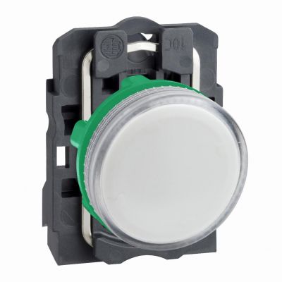 Harmony XB5 Lampka sygnalizacyjna biała bez żarówki 250V XB5AV61 SCHNEIDER (XB5AV61)