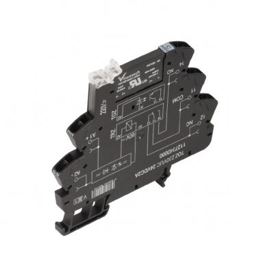 WEIDMULLER TOZ 230VUC 48VDC0,1A Przekaźnik półprzewodnikowy, 230 V UC ±10%, Prostownik , 1 zestyk zwierny (Tranzystor bipolarny), 0…48 V DC, 100 mA, złącze sprężynowe 1127100000 /10szt./ (1127100000)