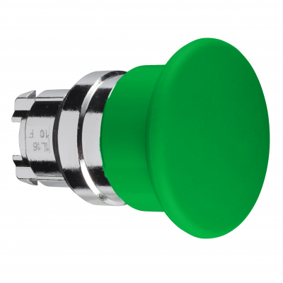 Harmony XB4 Przycisk grzybek fi40 zielony z samopowrotem metalowy ZB4BC3 SCHNEIDER (ZB4BC3)