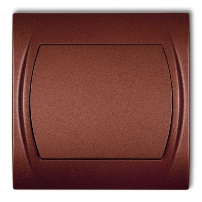 KARLIK LOGO Łącznik pojedynczy podświetlany brązowy metalik 9LWP-1L (9LWP-1L)