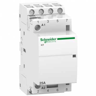 Stycznik modułowy Acti9 iCT60-25-30-230 25A 3NO 60Hz 220/240 VAC A9C20633 SCHNEIDER (A9C20633)