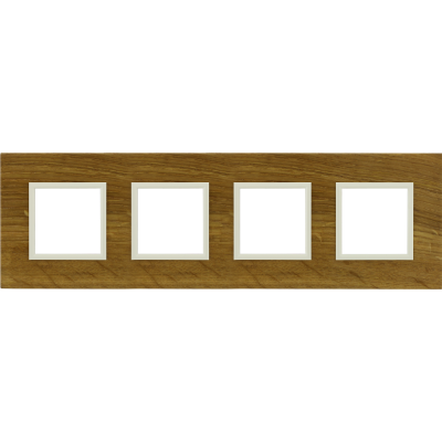 DANTE ; Ramka 4x LIGHT OAK (4522384)